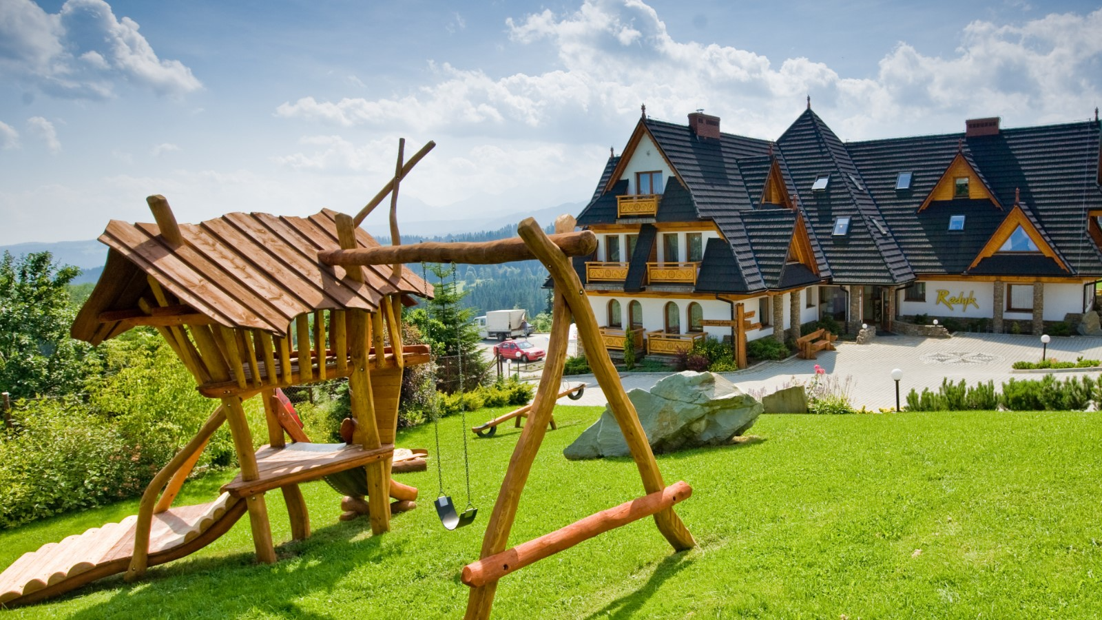 Hotel Redyk - výhled na hory